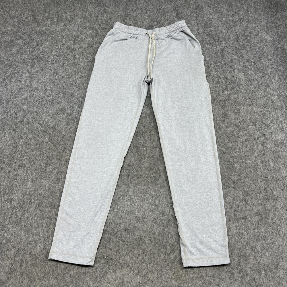 Vuori Pants Mens S Gray Joggers Ponto Performance Sweatpants Stretch Casual V418